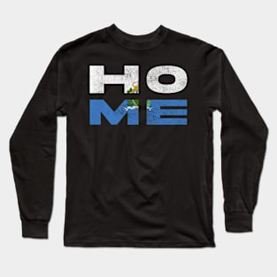 Home San Marino Flag Sao Tomean Long Sleeve T-Shirt